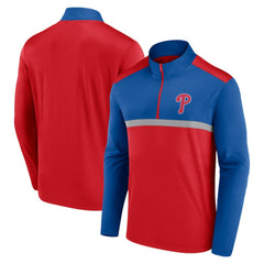 Philadelphia Phillies Fanatics Unstoppable Quarter-Zip Top - Red Tops