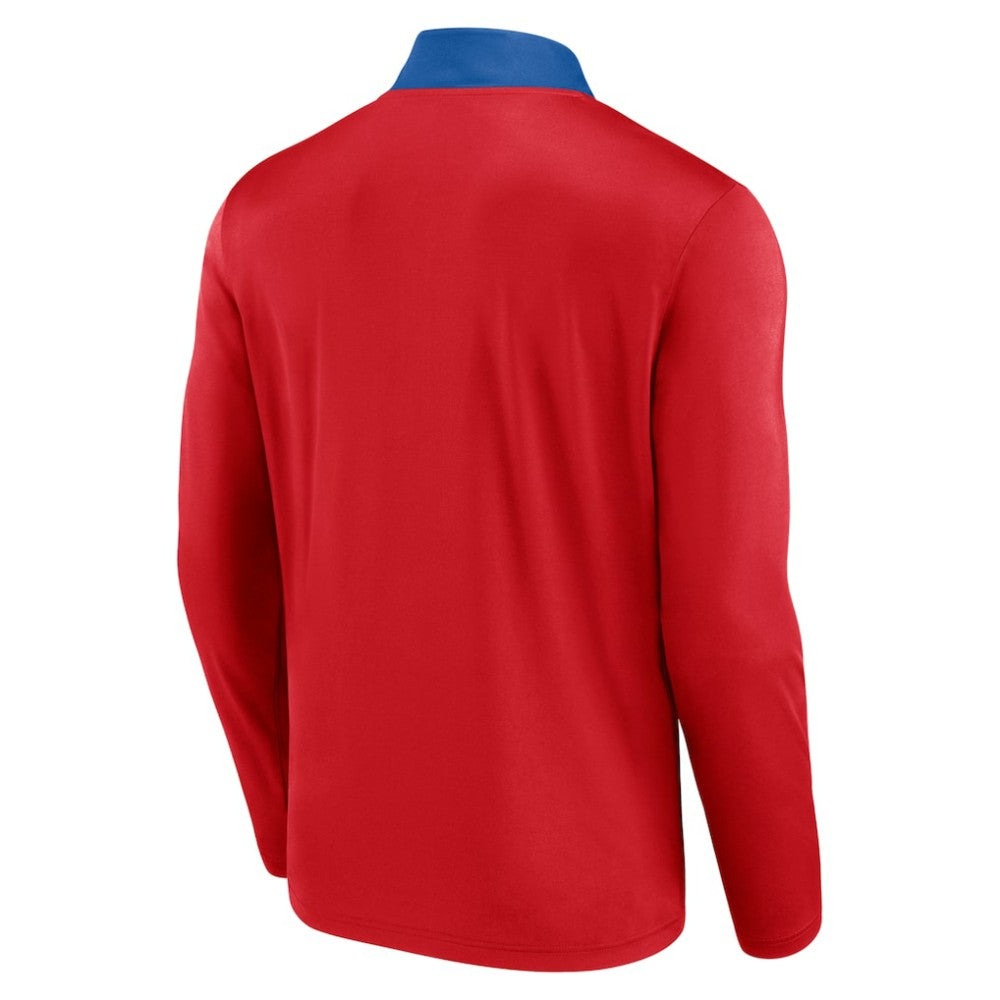 Philadelphia Phillies Fanatics Unstoppable Quarter-Zip Top - Red Tops