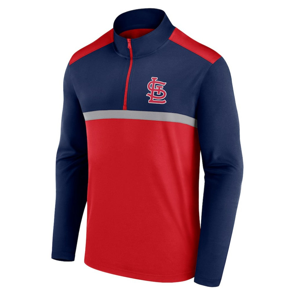 St. Louis Cardinals Fanatics Unstoppable Quarter-Zip Top - Red Tops