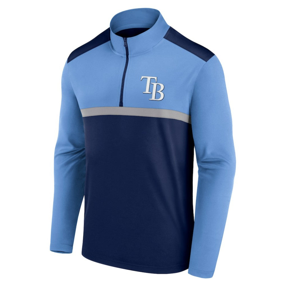 Tampa Bay Rays Fanatics Unstoppable Quarter-Zip Top - Navy Tops