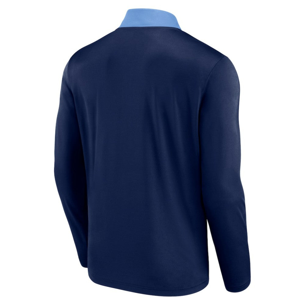 Tampa Bay Rays Fanatics Unstoppable Quarter-Zip Top - Navy Tops