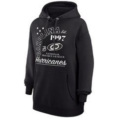 NHL Carolina Hurricanes Starter Arch City Team Graphic Fleece Pullover Hoodie - Black