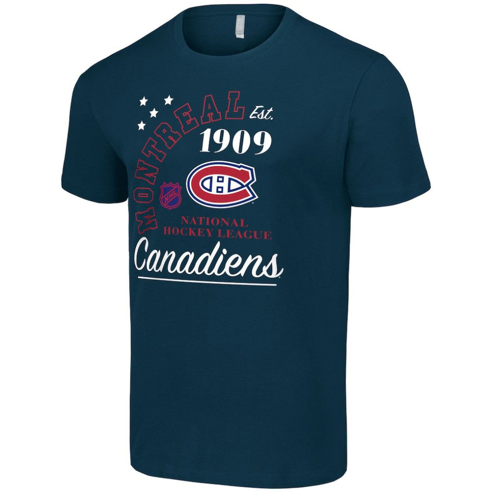 NHL Montreal Canadiens Starter Arch City Team Graphic T-Shirt - Navy