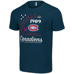 NHL Montreal Canadiens Starter Arch City Team Graphic T-Shirt - Navy