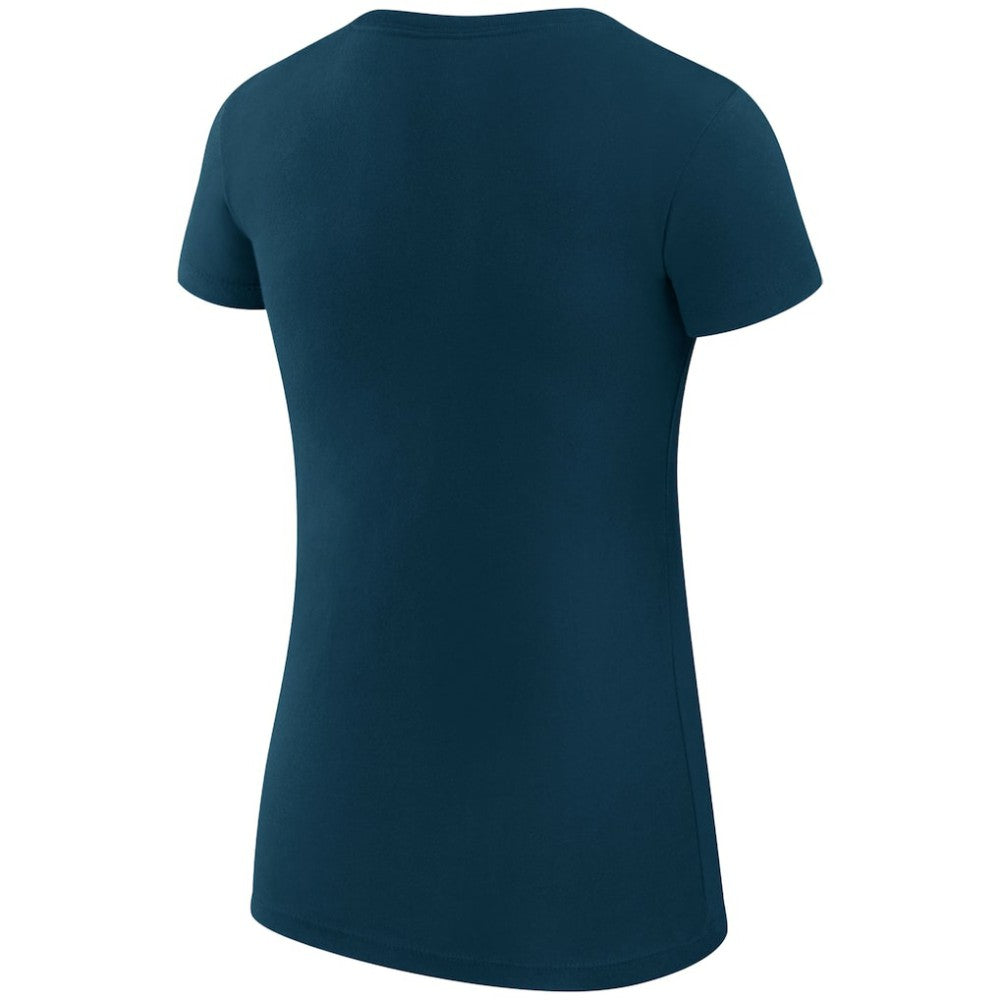 NHL Toronto Maple Leafs G-III 4Her by Carl Banks Women's Super-Slim Fit Lightweight Dot Print Team T-Shirt - Navy