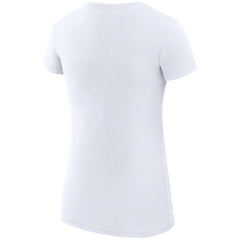 NHL Minnesota Wild G-III 4Her by Carl Banks Women's Super-Slim Fit Lightweight Dot Print Team T-Shirt - White