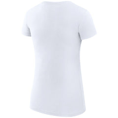 NHL San Jose Sharks G-III 4Her by Carl Banks Women's Super-Slim Fit Lightweight Dot Print Team T-Shirt - White