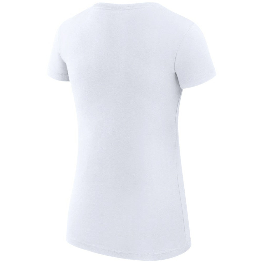 NHL Vegas Golden Knights G-III 4Her by Carl Banks Women's Super-Slim Fit Lightweight Dot Print Team T-Shirt - White
