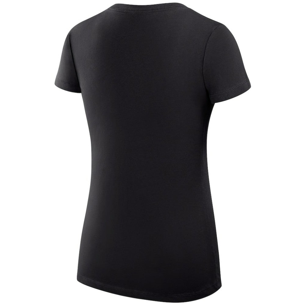 NHL Dallas Stars G-III 4Her by Carl Banks Women's Super-Slim Fit Lightweight Dot Print Team V-Neck T-Shirt - Black