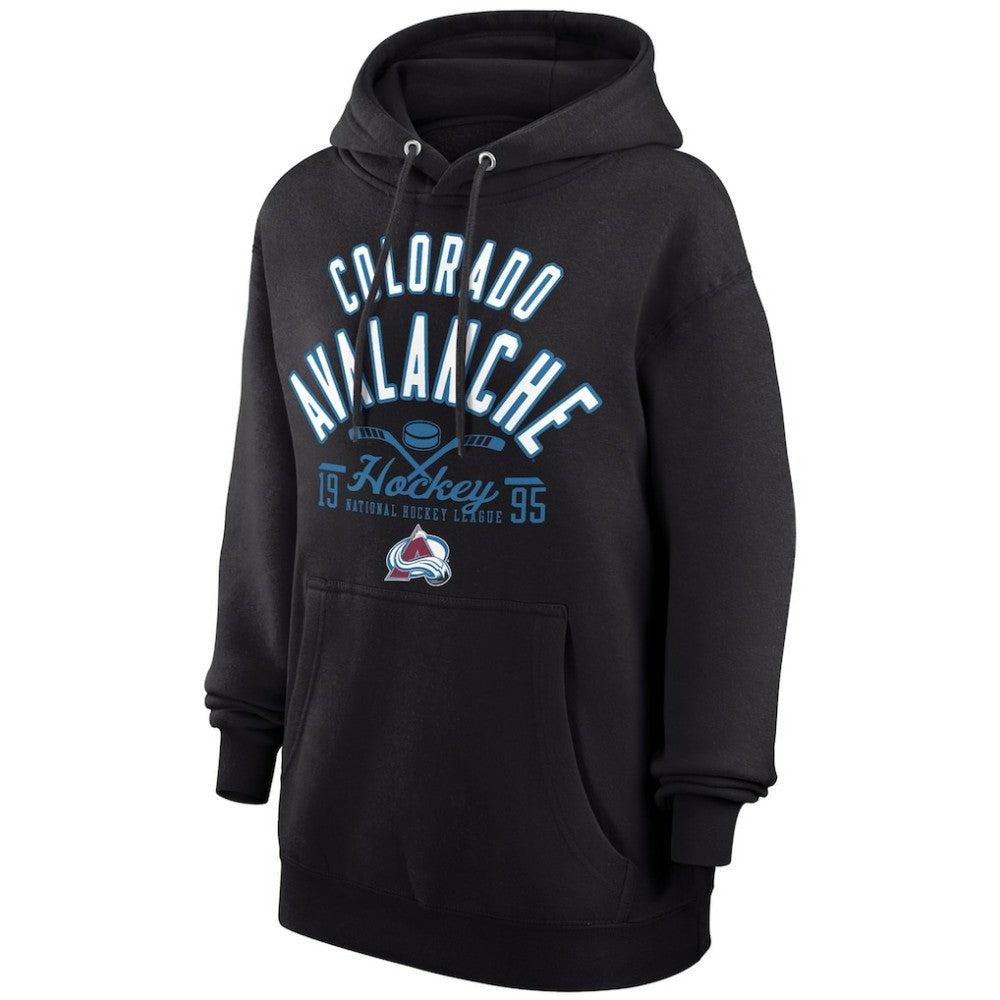 NHL Colorado Avalanche Starter Puck Pullover Hoodie - Black