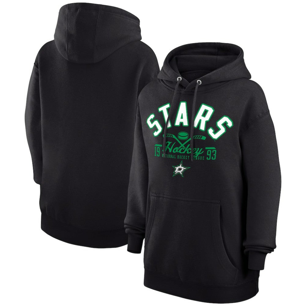 NHL Dallas Stars Starter Puck Pullover Hoodie - Black