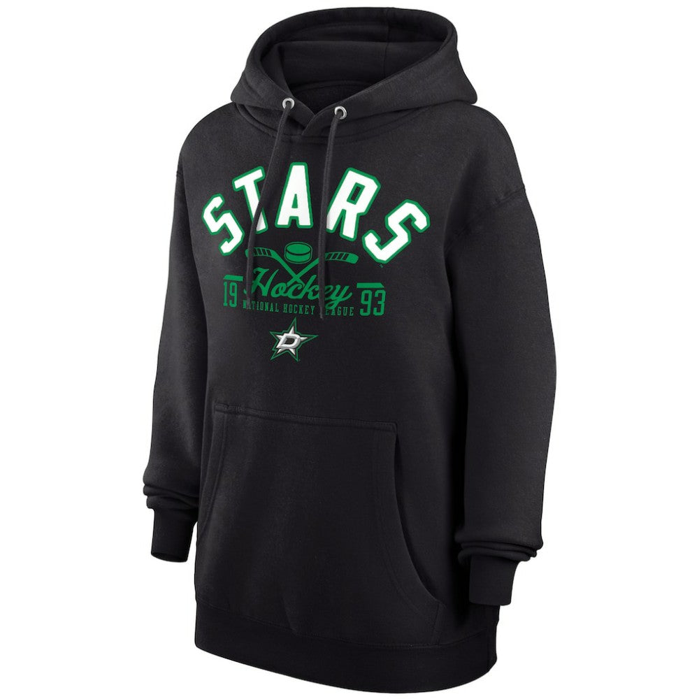 NHL Dallas Stars Starter Puck Pullover Hoodie - Black