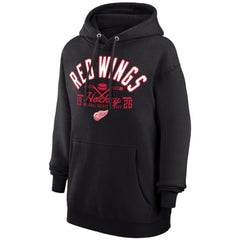 NHL Detroit Red Wings Starter Puck Pullover Hoodie - Black