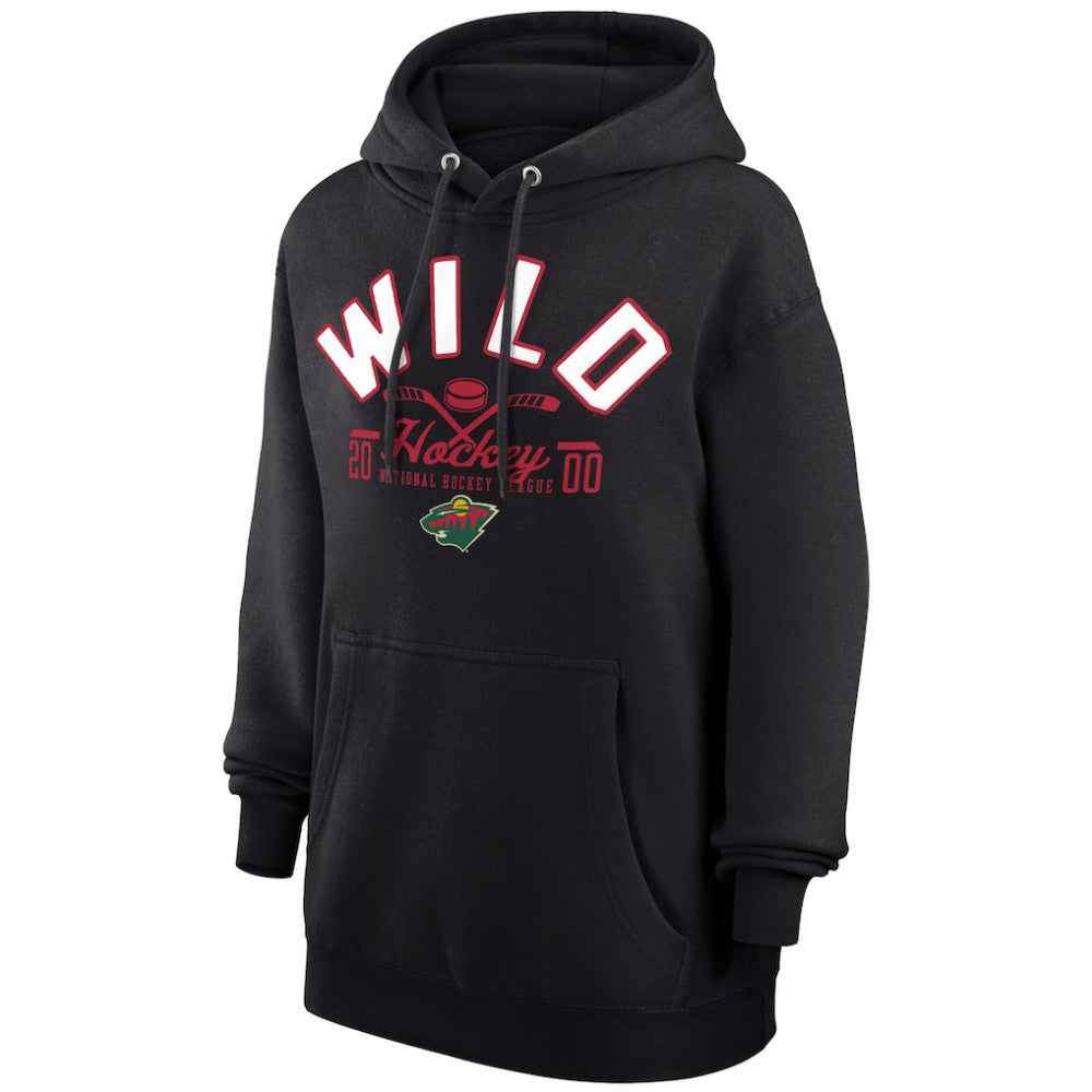 NHL Minnesota Wild Starter Puck Pullover Hoodie - Black