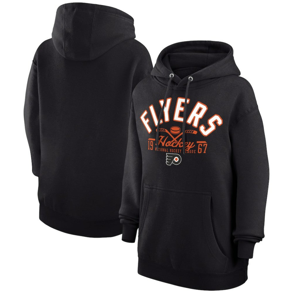 NHL Philadelphia Flyers Starter Puck Pullover Hoodie - Black