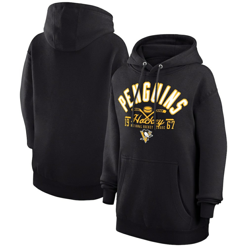 NHL Pittsburgh Penguins Starter Puck Pullover Hoodie - Black