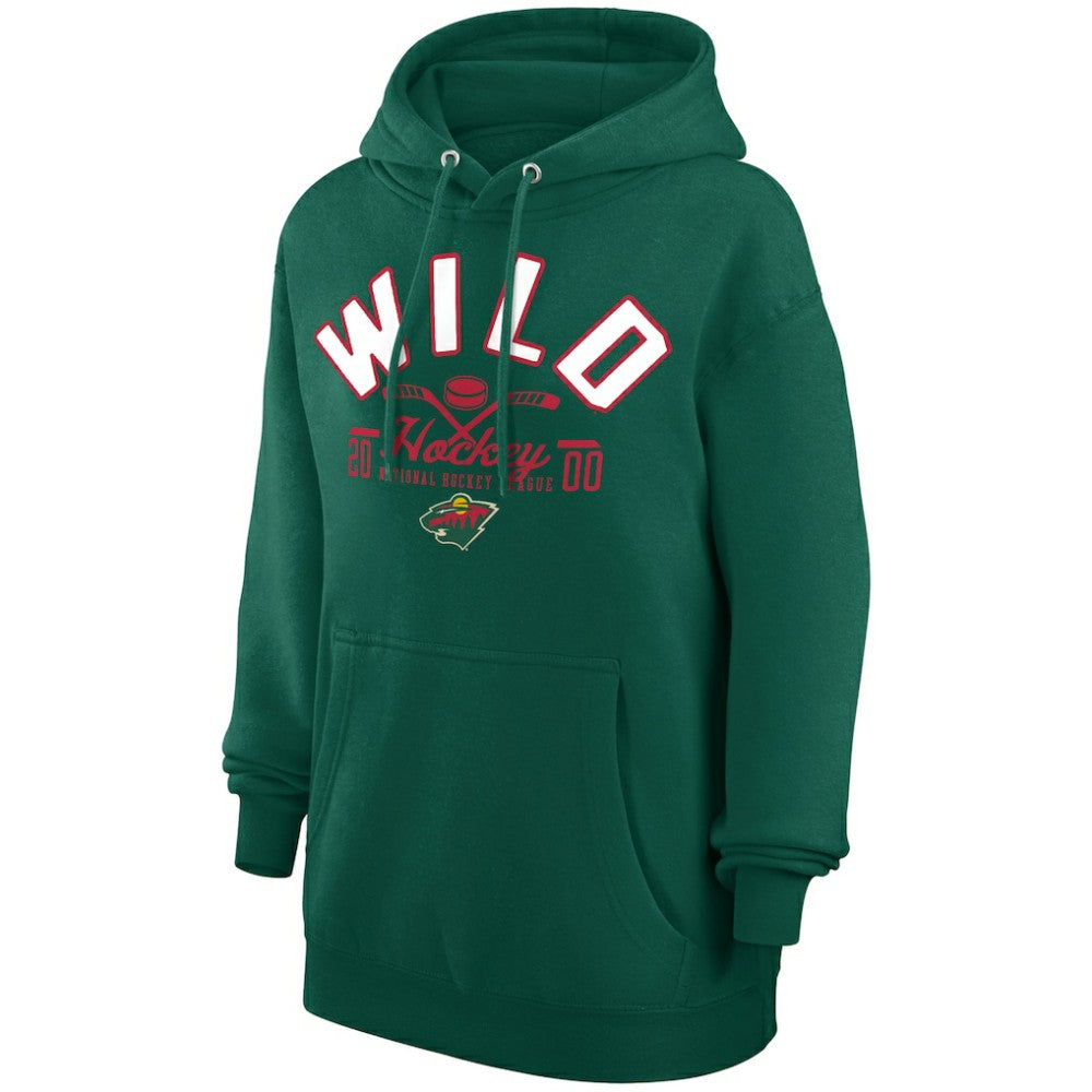 NHL Minnesota Wild Starter Puck Pullover Hoodie - Green