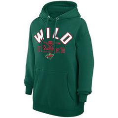 NHL Minnesota Wild Starter Puck Pullover Hoodie - Green