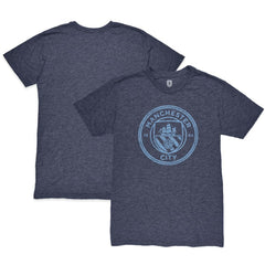 Manchester City Color Crest Twisted Tri-Blend T-Shirt Heather Navy sale