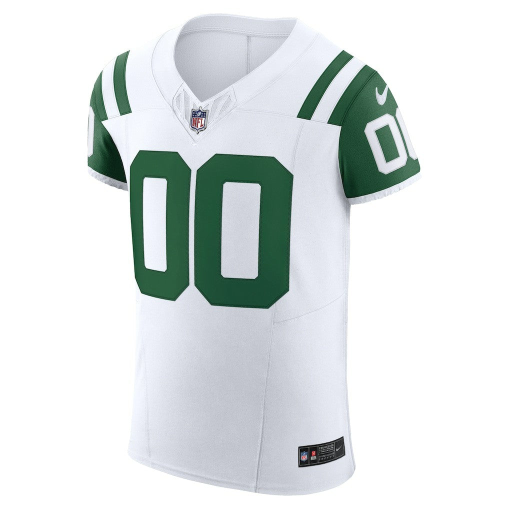 New York Jets Vapor F.U.S.E. Elite Custom Jersey White