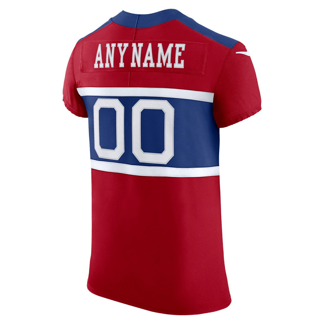 New York Giants Alternate Vapor F.U.S.E. Elite Custom Jersey Red