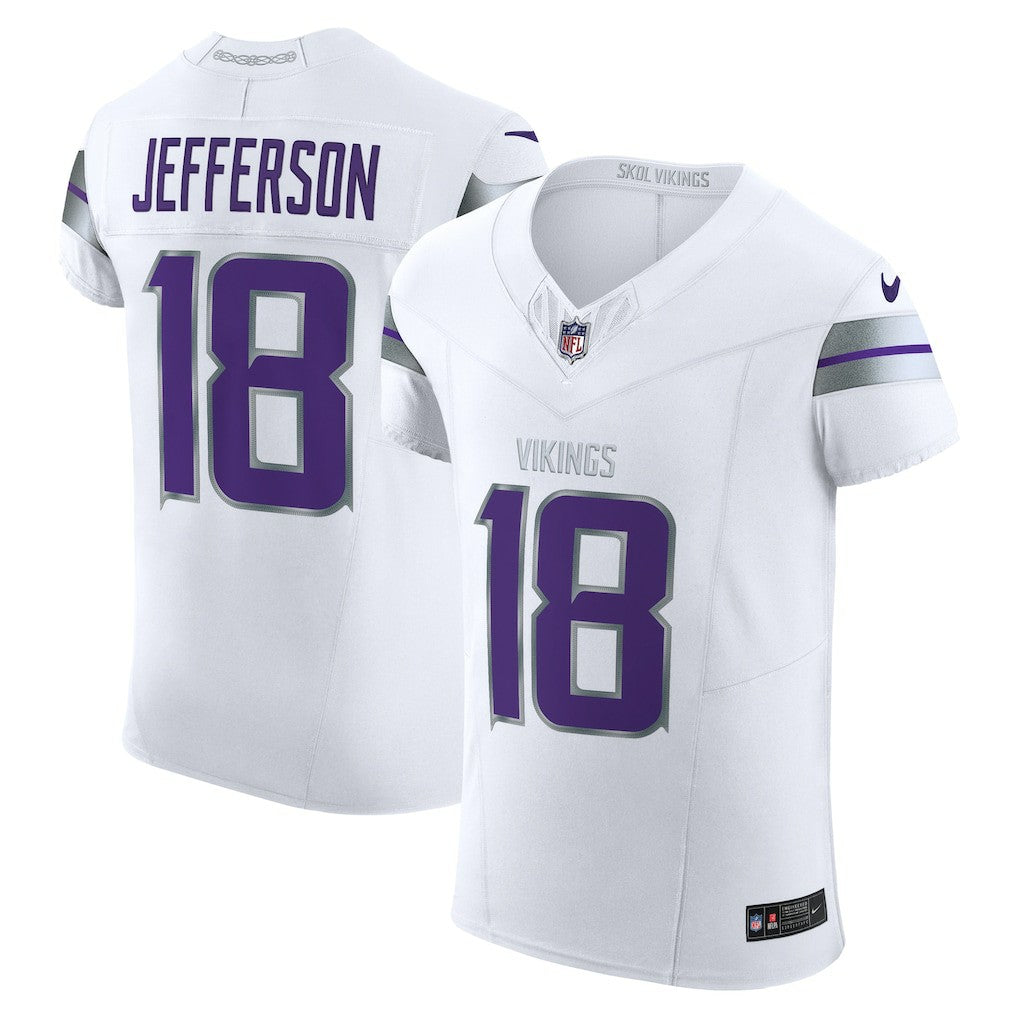 NFL Justin Jefferson Minnesota Vikings Alternate Vapor F.U.S.E. Elite Player Jersey - White