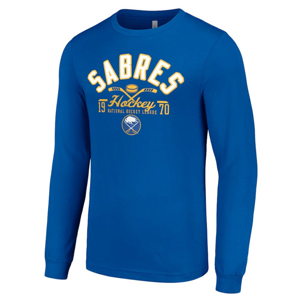 NHL Buffalo Sabres Starter Puck Long Sleeve T-Shirt - Royal