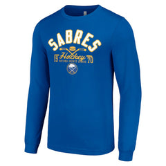 NHL Buffalo Sabres Starter Puck Long Sleeve T-Shirt - Royal