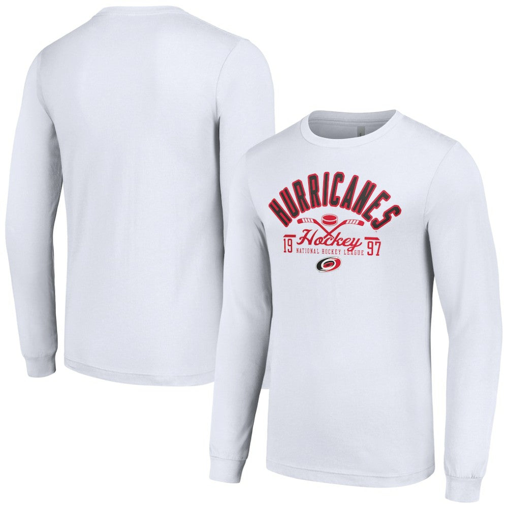 NHL Carolina Hurricanes Starter Puck Long Sleeve T-Shirt - White