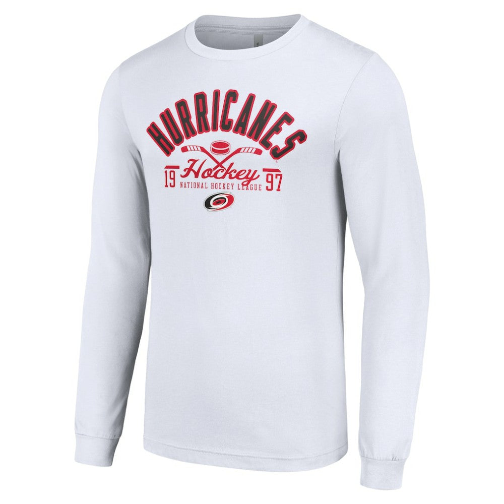 NHL Carolina Hurricanes Starter Puck Long Sleeve T-Shirt - White