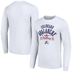 NHL Colorado Avalanche Starter Puck Long Sleeve T-Shirt - White