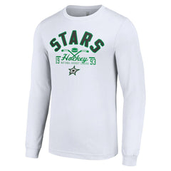 NHL Dallas Stars Starter Puck Long Sleeve T-Shirt - White