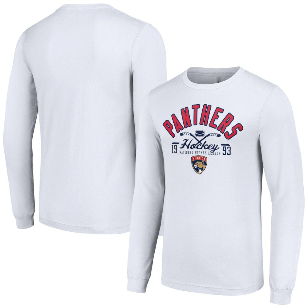 NHL Florida Panthers Starter Puck Long Sleeve T-Shirt - White