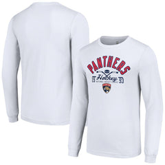 NHL Florida Panthers Starter Puck Long Sleeve T-Shirt - White