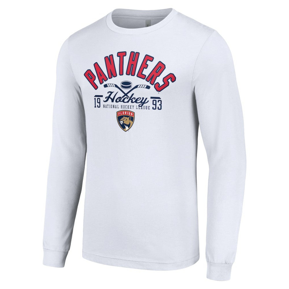 NHL Florida Panthers Starter Puck Long Sleeve T-Shirt - White