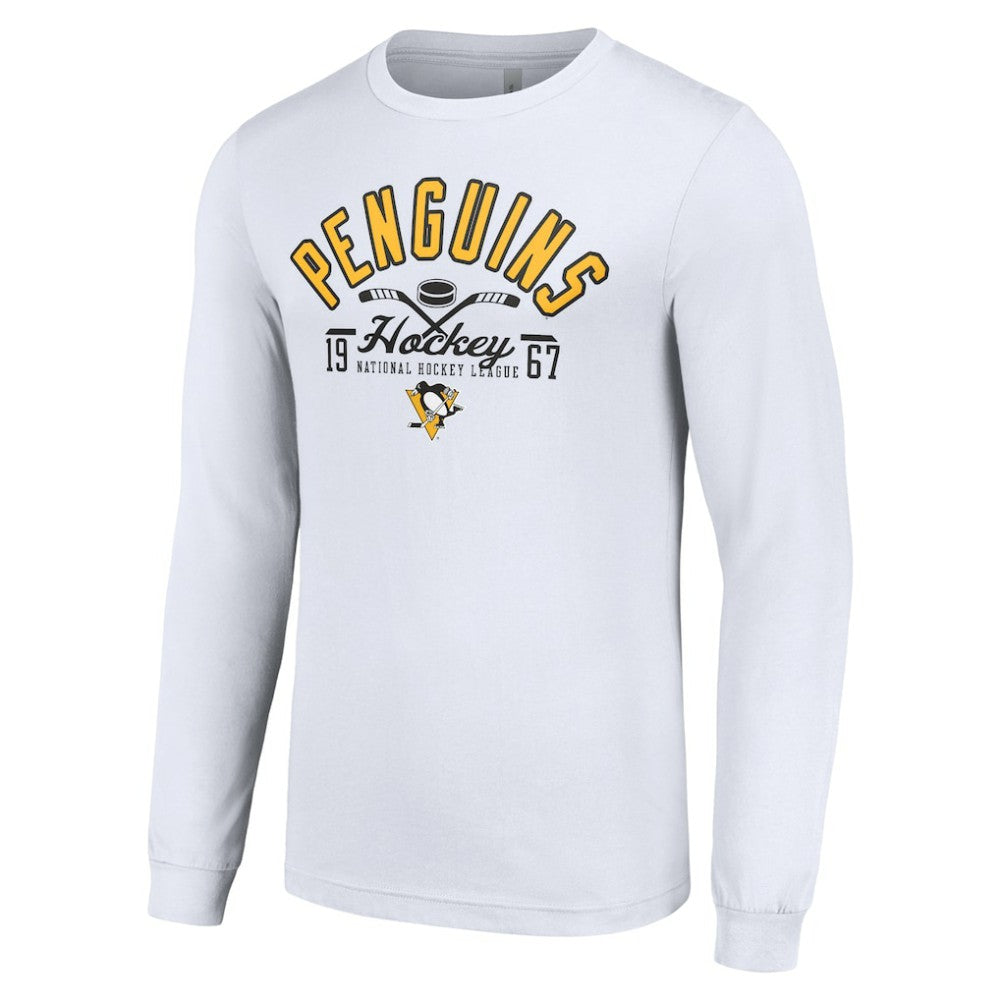 NHL Pittsburgh Penguins Starter Puck Long Sleeve T-Shirt - White