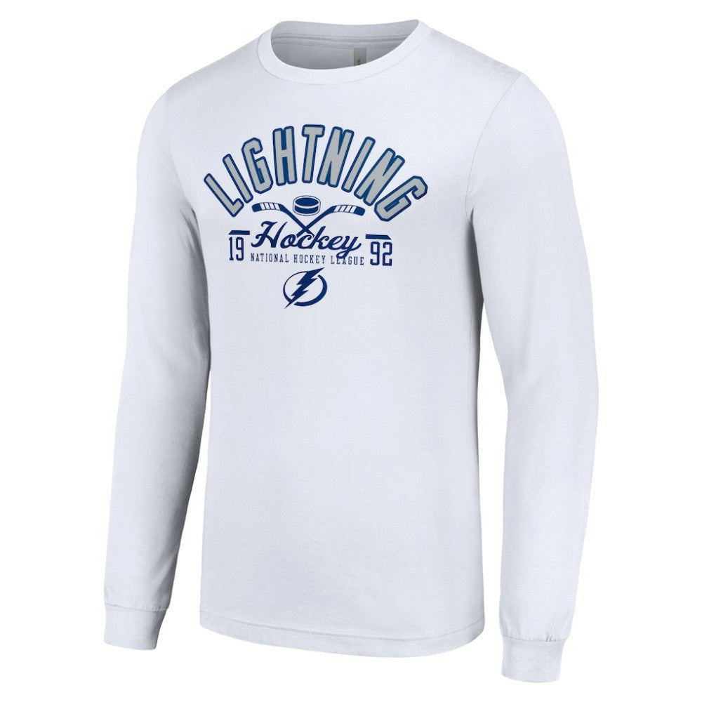 NHL Tampa Bay Lightning Starter Puck Long Sleeve T-Shirt - White