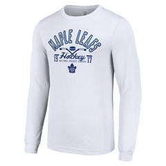NHL Toronto Maple Leafs Starter Puck Long Sleeve T-Shirt - White