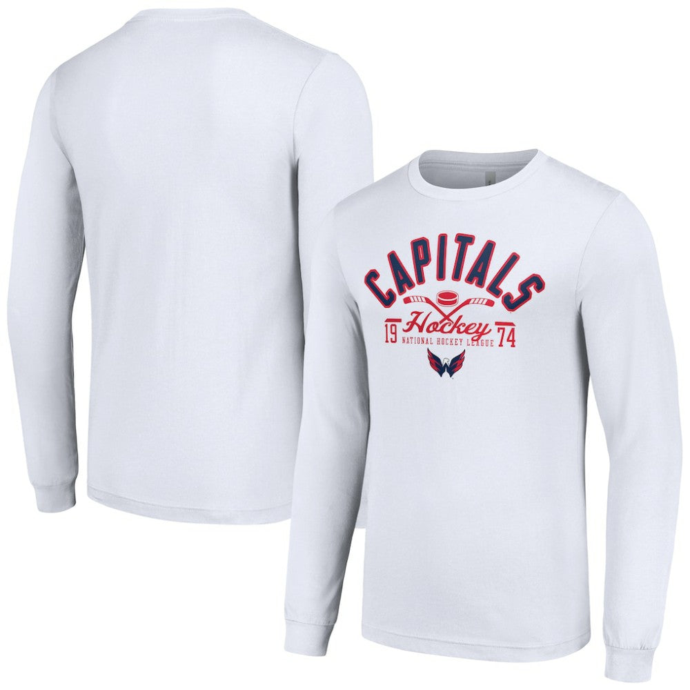 NHL Washington Capitals Starter Puck Long Sleeve T-Shirt - White