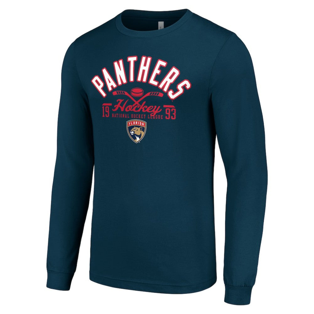 NHL Florida Panthers Starter Puck Long Sleeve T-Shirt - Navy