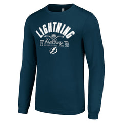 NHL Tampa Bay Lightning Starter Puck Long Sleeve T-Shirt - Navy