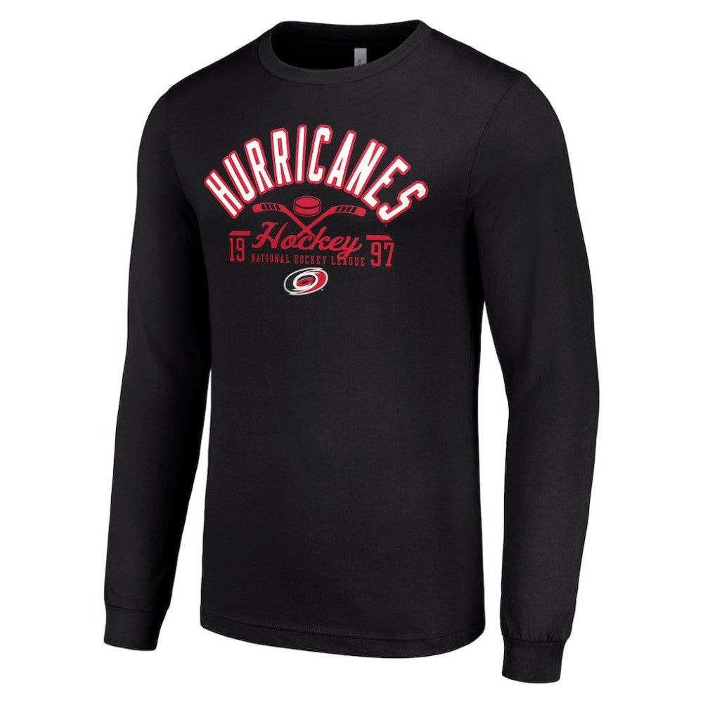 NHL Carolina Hurricanes Starter Puck Long Sleeve T-Shirt - Black