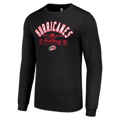 NHL Carolina Hurricanes Starter Puck Long Sleeve T-Shirt - Black