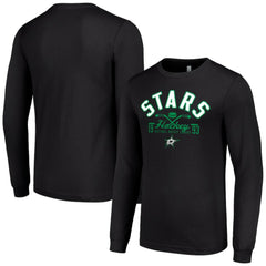 NHL Dallas Stars Starter Puck Long Sleeve T-Shirt - Black