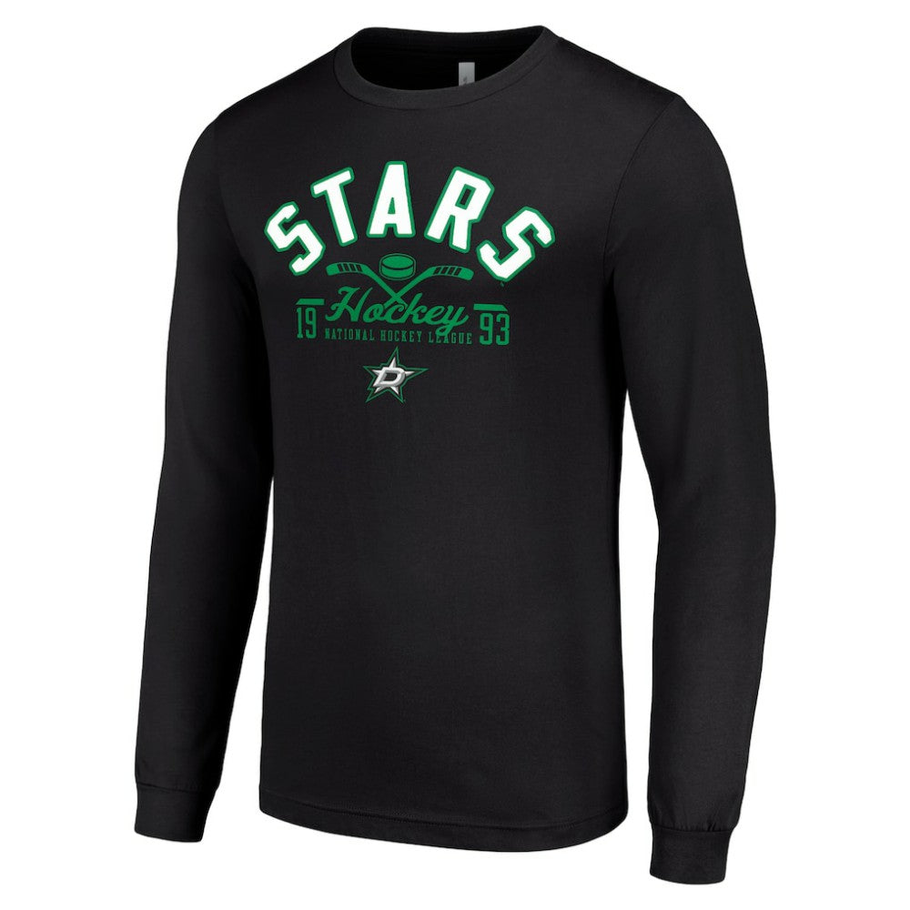 NHL Dallas Stars Starter Puck Long Sleeve T-Shirt - Black