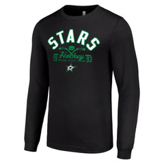 NHL Dallas Stars Starter Puck Long Sleeve T-Shirt - Black