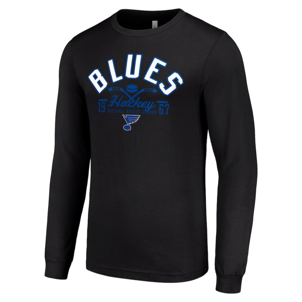 NHL St. Louis Blues Starter Puck Long Sleeve T-Shirt - Black