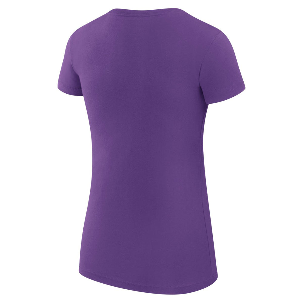 Sacramento Kings G-III 4Her by Carl Banks Women's Super-Slim Fit Lightweight Basketball Love T-Shirt Purple