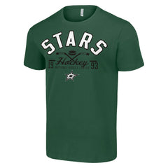 NHL Dallas Stars Starter Half Puck T-Shirt - Green
