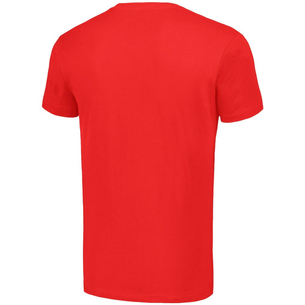 NHL Chicago Blackhawks Starter Half Puck T-Shirt - Red